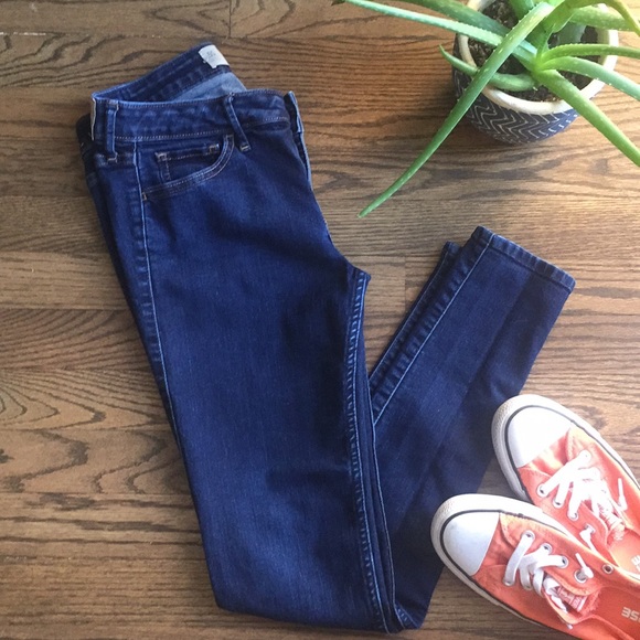 Hollister Denim - Hollister super skinnny dark wash jeans, size 27